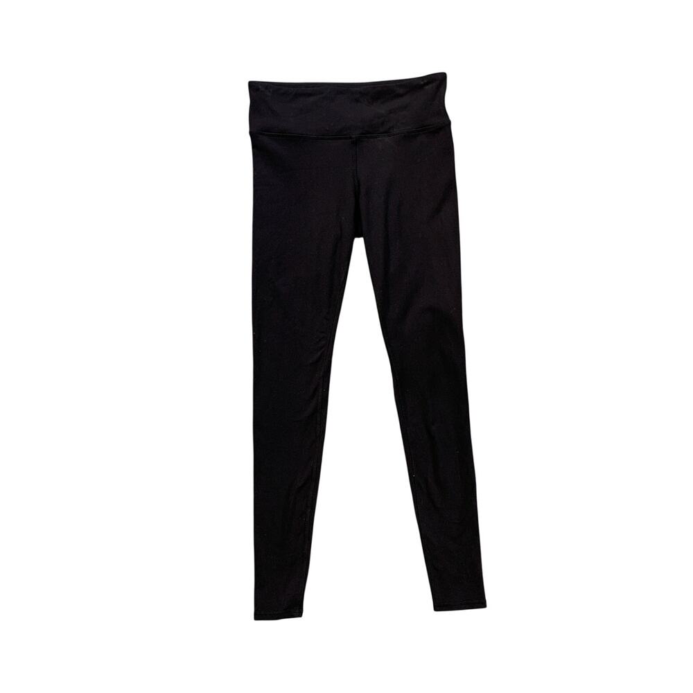 Alo Yoga Leggings Womens XS Extra Small Black Pull On Athletic Stretch Ankle